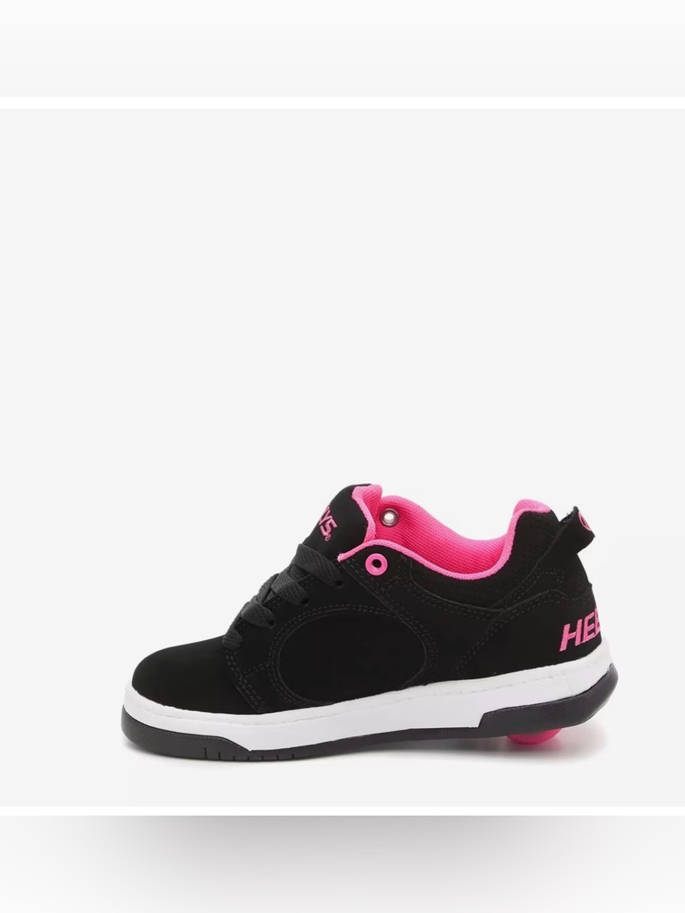 Girls Heelys Kids Black & Pink Low-Top Skate Sneaker - Picture 2 of 11